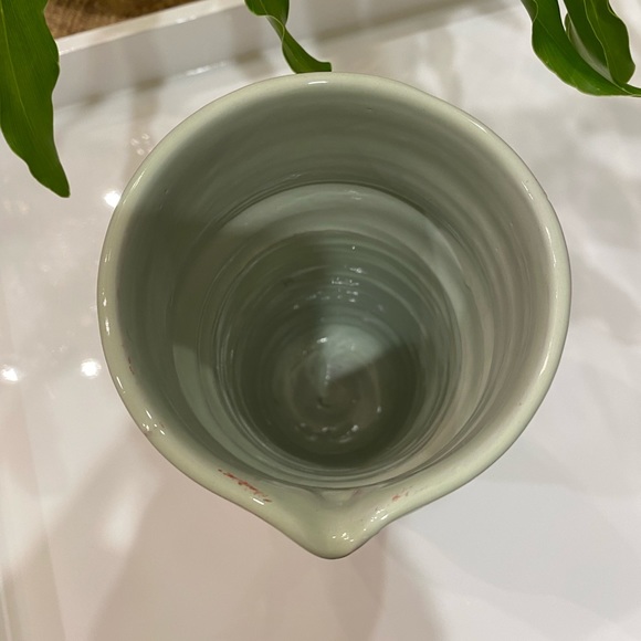 Sezane Ceramic Pitcher Pale Green X La MAISON Sezane NWOT - Picture 2 of 10
